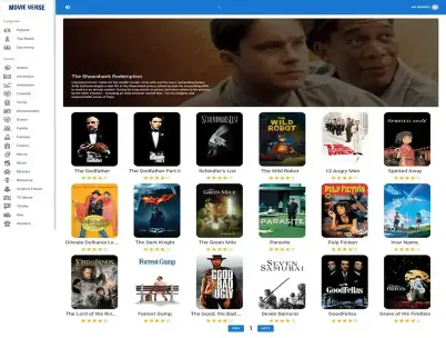 Movie Verse desktop